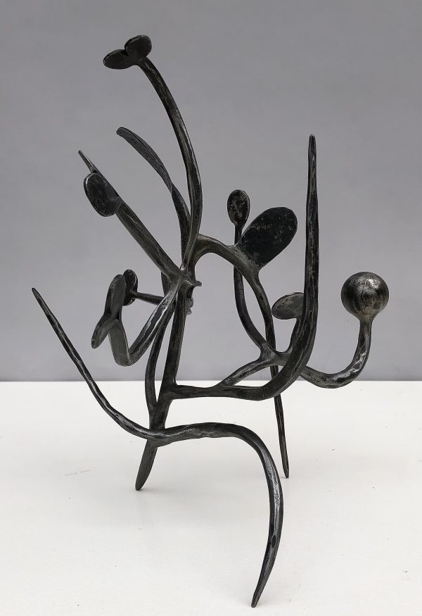 Happy, 2022 -- Wood Sculpture by Nick Taylor