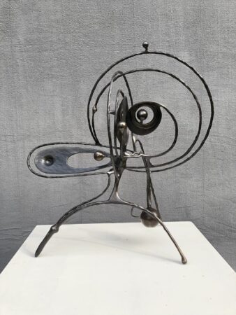 "KooKoo" by J Nick Taylor, Sculpture, Steel, 2023