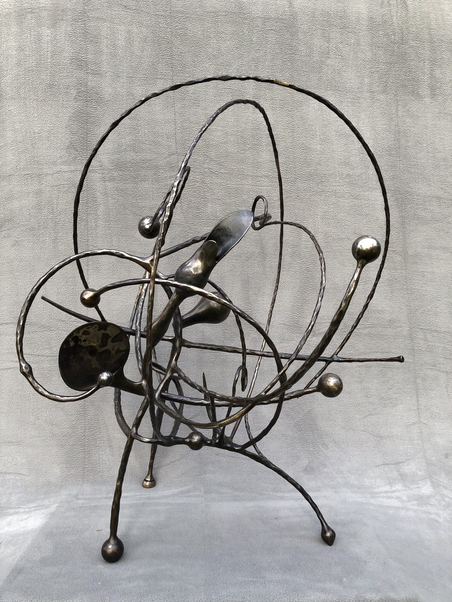 "Spring Rush" by J Nick Taylor, Sculpture, Steel, 2023
