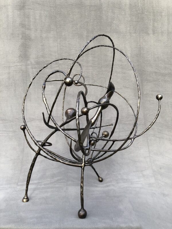 "Spring Rush" by J Nick Taylor, Sculpture, Steel, 2023