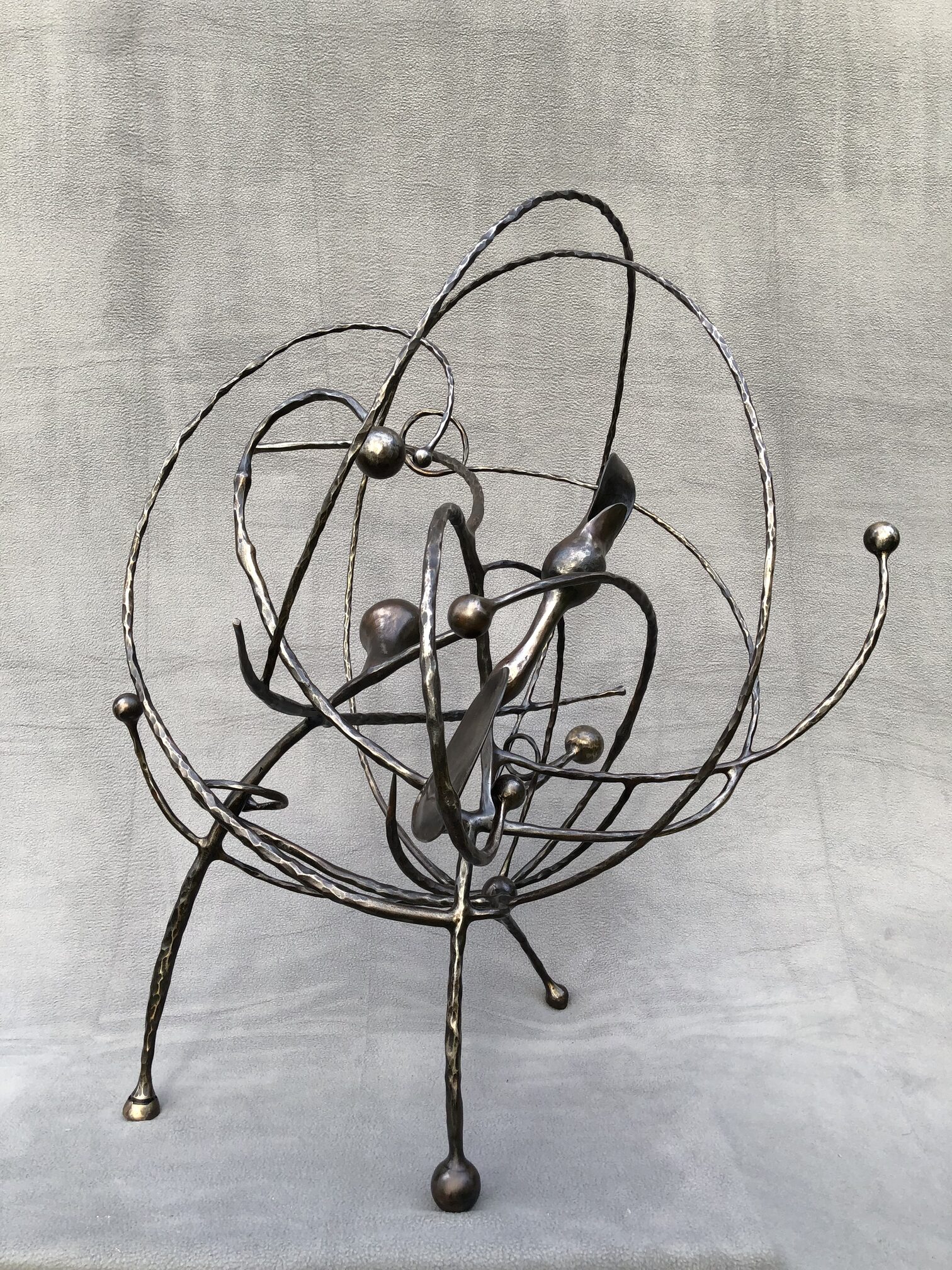 "Spring Rush" by J Nick Taylor, Sculpture, Steel, 2023