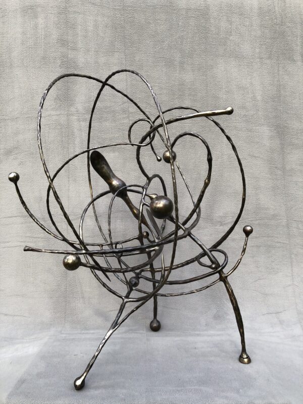 "Spring Rush" by J Nick Taylor, Sculpture, Steel, 2023