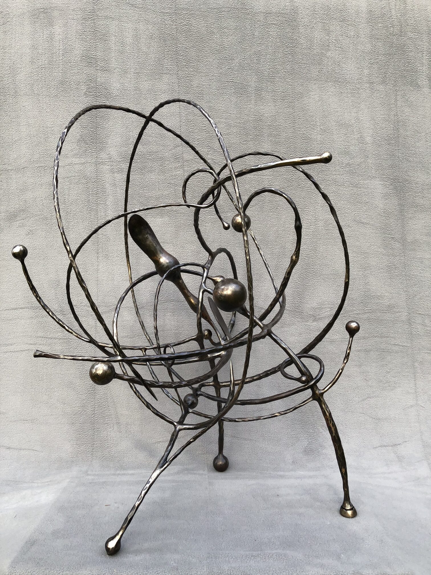 "Spring Rush" by J Nick Taylor, Sculpture, Steel, 2023