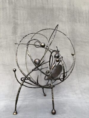 "Spring Rush" by J Nick Taylor, Sculpture, Steel, 2023